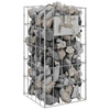 Vidaxl gabion kraan zilver 26 x 25 x 50 cm roestvrij staal
