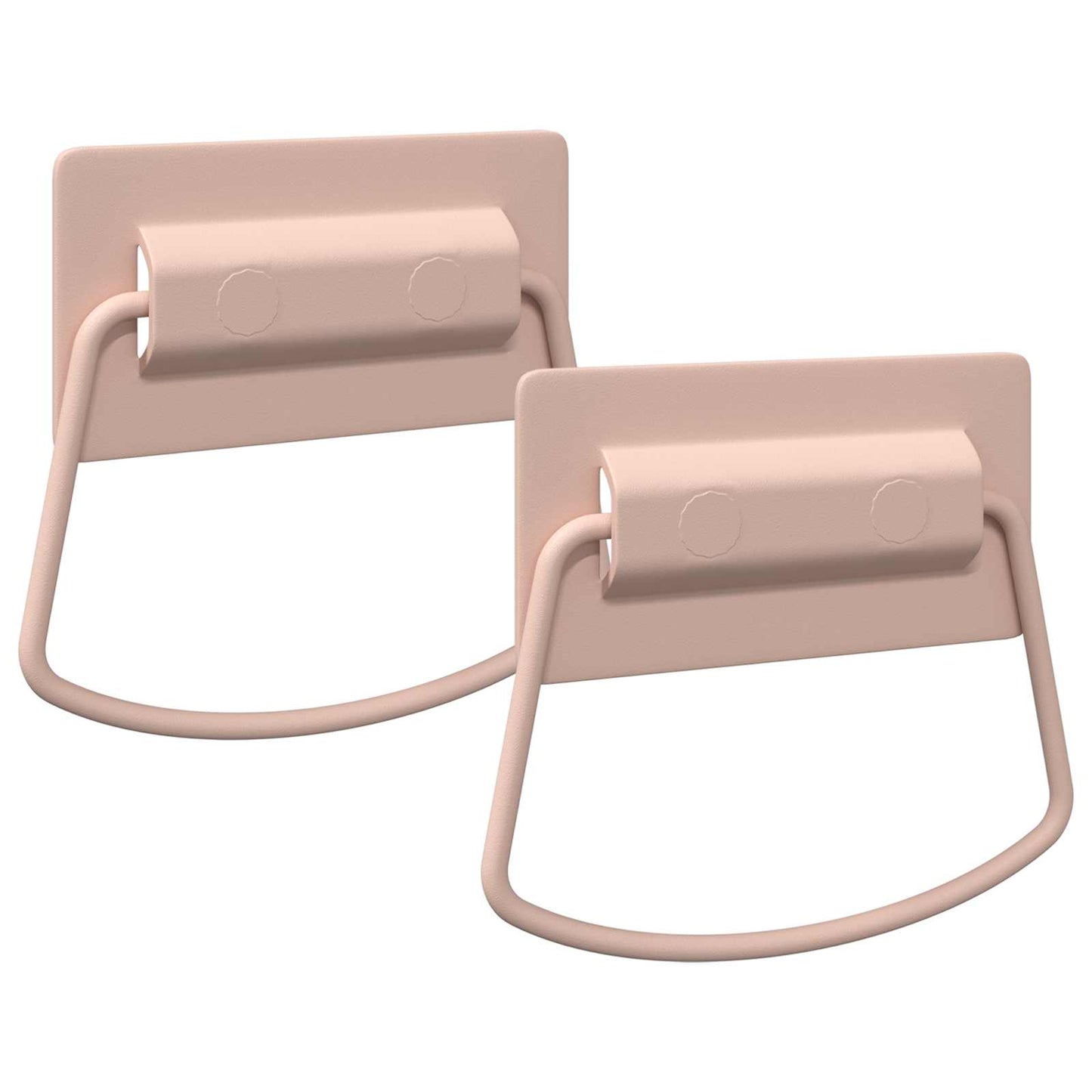 Maniglie per armadi Vidaxxl 2 pezzi rosa 85 x 45 mm in metallo
