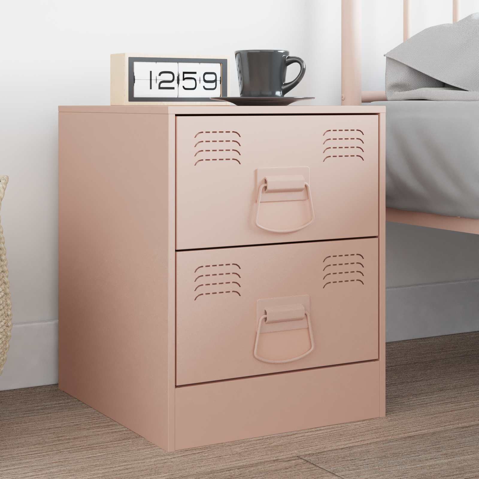 Vidaxl kast handvatten roze 85 x 45 mm metaal