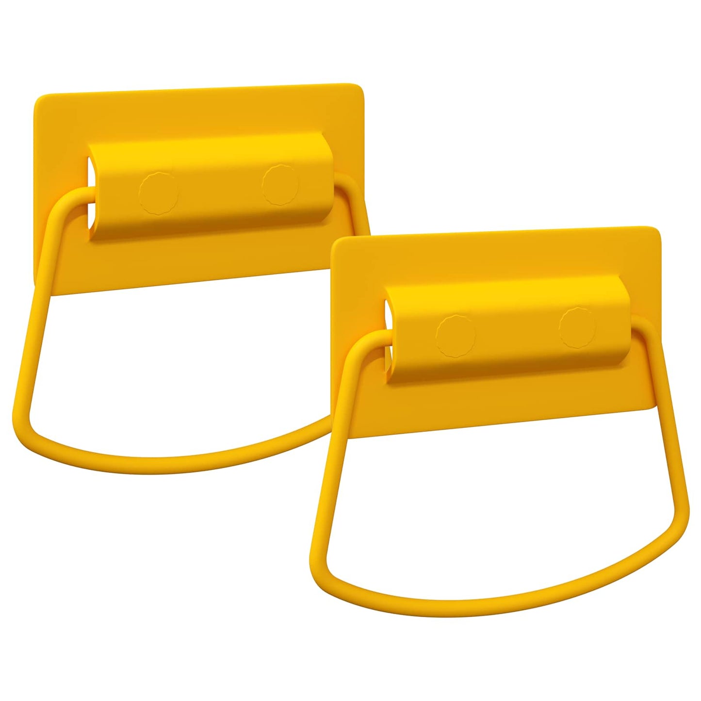 Vidaxl kast handvatten 2 pcs mosterdgeel 85 x 45 mm metaal
