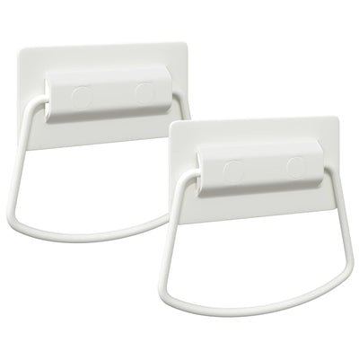 Maniglie per armadio Vidaxxl 2 pezzi bianco 85 x 45 mm in metallo