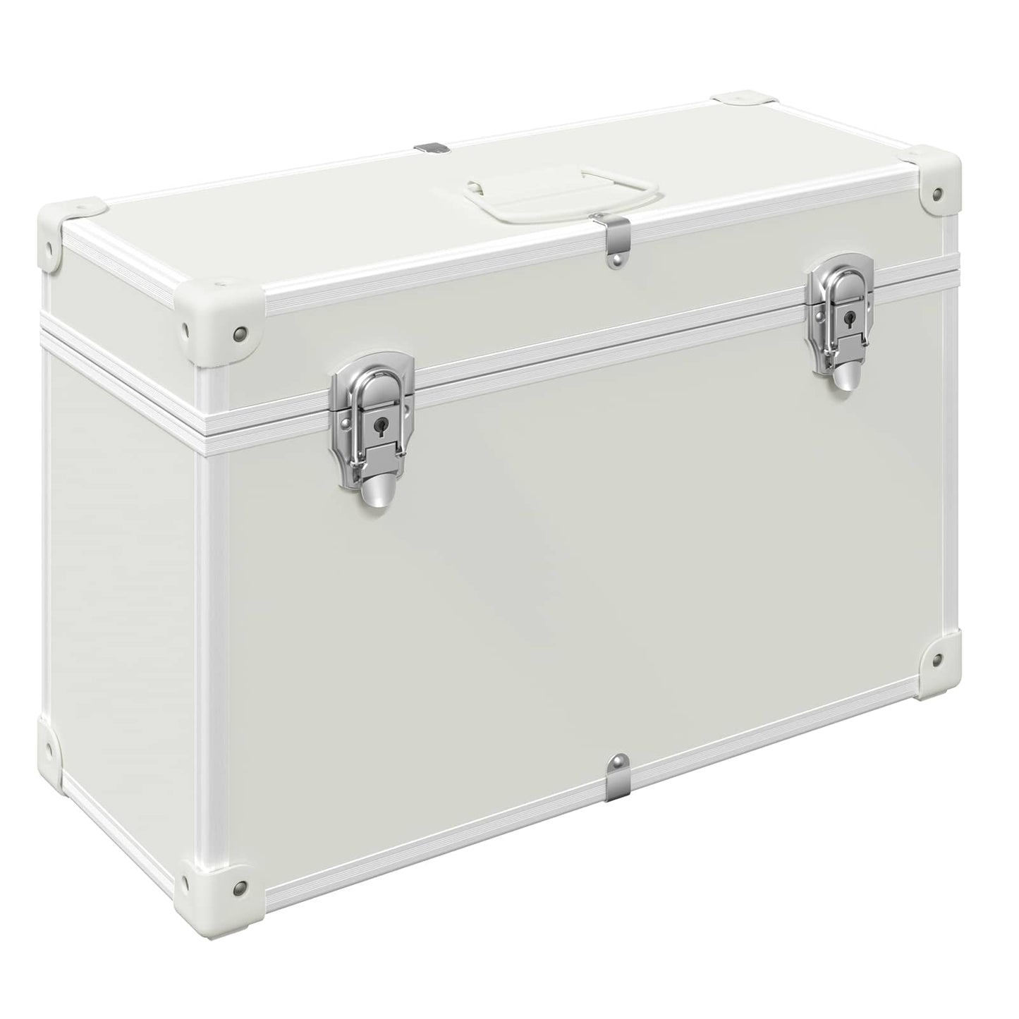 Vidaxl kast handvatten 2 pcs wit 85 x 45 mm metaal