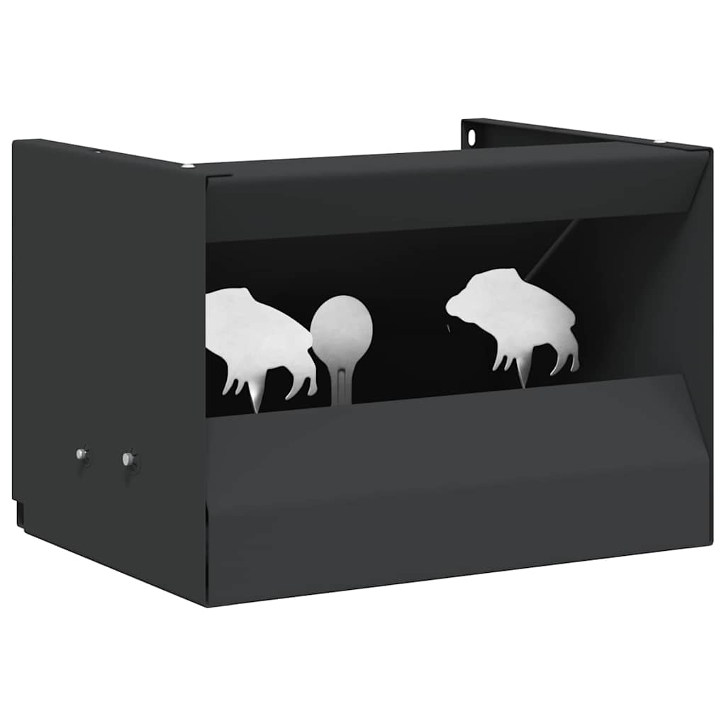 Vidaxx box per scale a sfera nero 29 x 22 x 20 cm in acciaio