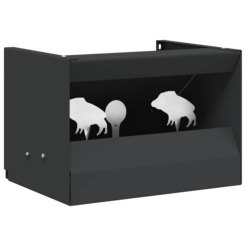Vidaxx box per scale a sfera nero 29 x 22 x 20 cm in acciaio