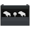Vidaxx box per scale a sfera nero 29 x 22 x 20 cm in acciaio