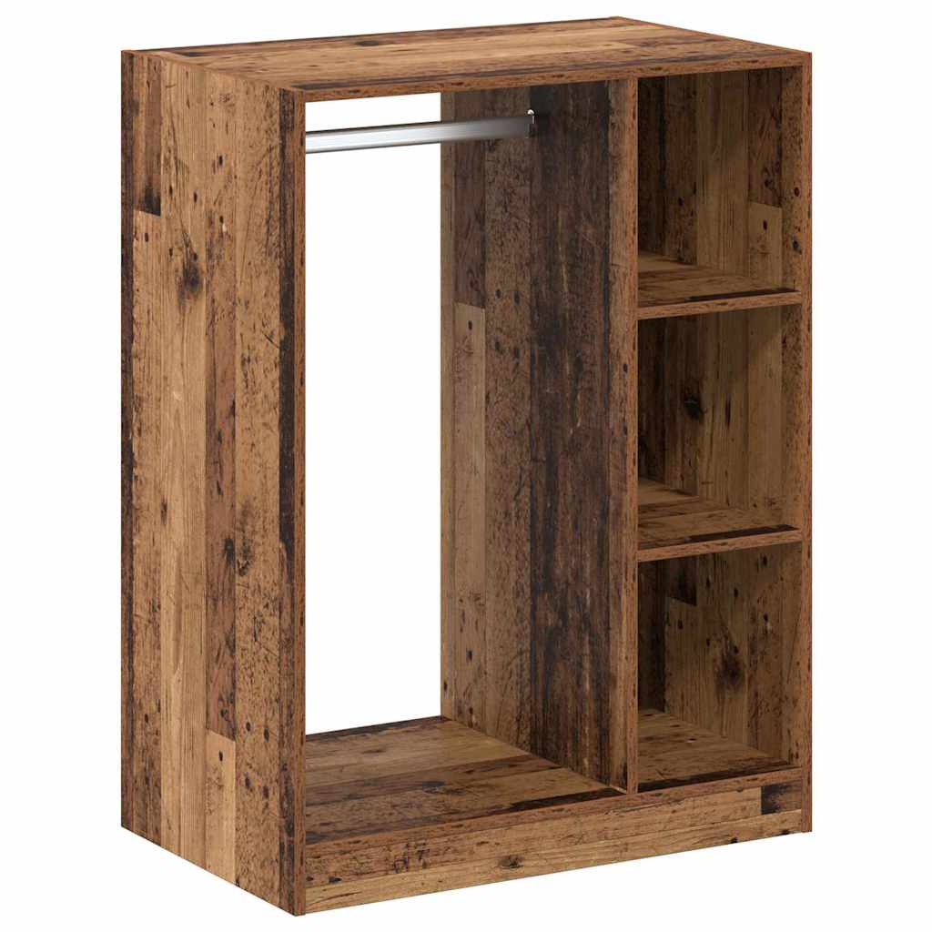 Armario VidaXL con balda con almacenaje madera vieja 77 x 48 x 102 cm
