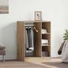 Vidaxl kledingkast met plank met opslag artisan eiken 77 x 48 x 102 cm