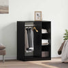 Armadio VidaXL con ripiano con contenitore rovere nero 77 x 48 x 102 cm