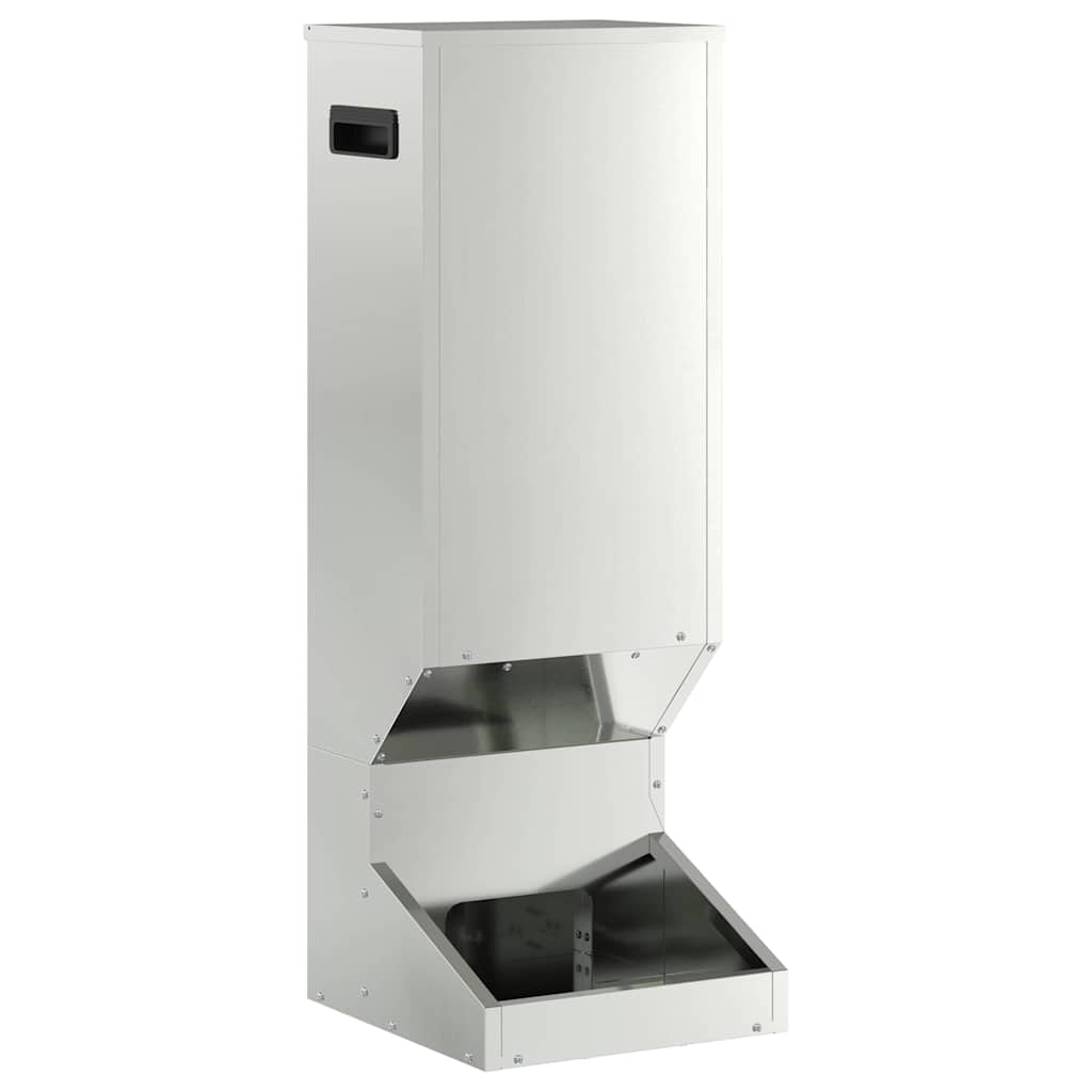 Mangiatoia per cervi Vidaxx argento 28 x 30 x 80 cm in acciaio zincato