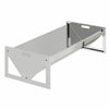 Mangiatoia Vidaxxl per bestiame argento 108 x 50 x 28 cm in acciaio zincato