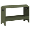 Vidaxl kippen voederbak olijf groen 81 x 32 x 53,5 cm