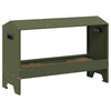 Vidaxl kippen voederbak olijf groen 81 x 32 x 53,5 cm