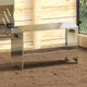 Vidaxl kippen voederbak zilver 81 x 32 x 53,5 cm gegalvaniseerd staal