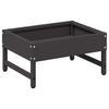 Vidaxl vogeleter zwart 80 x 28 x 13.5 cm koudgewalst staal