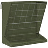 Vidaxl hooi feeder olijf groen 71 x 33 x 70 cm koudgewalst staal