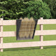Vidaxl hangend hooi feeder zwart 61 x 33 x 66 cm koudgewalst staal