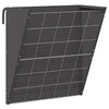 Vidaxl hangend hooi feeder zwart 61 x 33 x 66 cm koudgewalst staal