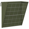 Vidaxl hangend hooi feeder olijf groen 61 x 33 x 66 cm