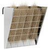 Vidaxl hangend hooi feeder zilver 61 x 33 x 66 cm gegalvaniseerd staal