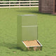 Vidaxl varkensvoeder zilver 55 x 38 x 76 cm gegalvaniseerd staal