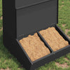 Mangime per suini Vidaxx nero 55 x 51 x 91,5 cm in acciaio laminato a freddo