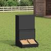 Mangime per suini Vidaxx nero 55 x 51 x 91,5 cm in acciaio laminato a freddo