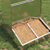 Vidaxl varkensvoeder zilver 55 x 51 x 91,5 cm gegalvaniseerd staal