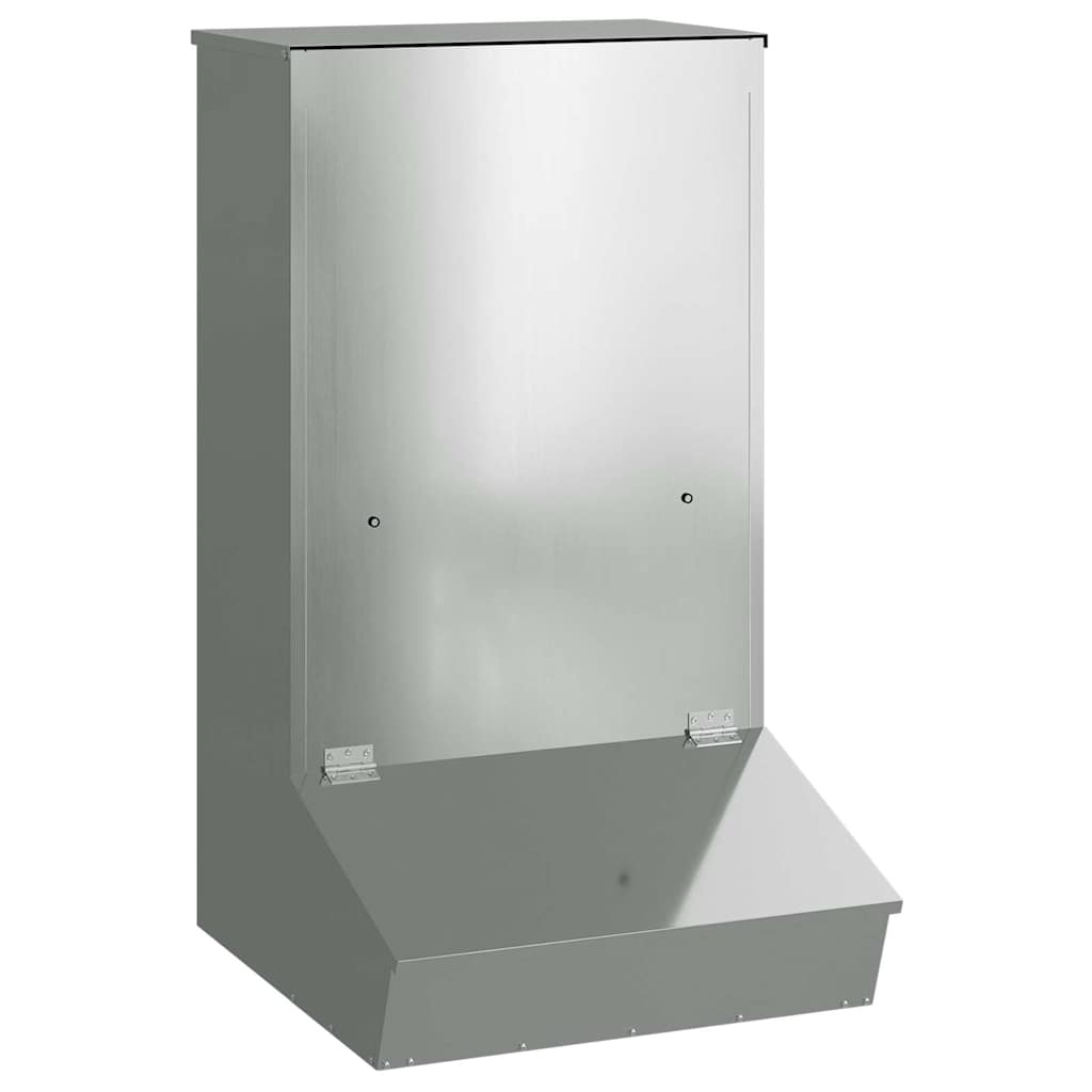Mangime per suini Vidaxx argento 55 x 51 x 91,5 cm in acciaio zincato