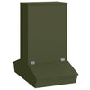 Vidaxl varkensvoeder olijf groen 82 x 51 x 91,5 cm koudgewalst staal