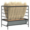 Mangime per bovini Vidaxl argento 100 x 60 x 90 cm in acciaio zincato
