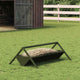 Vidaxl voederbak voor vee olijf groen 111 x 76 x 38 cm