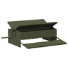 Vidaxl pedale per pollo alimento verde oliva 75 x 53 x 20,5 cm