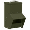 Mangiatoia per polli Vidaxx verde oliva 20 x 25 x35 cm in acciaio laminato a freddo