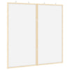Vidaxl bulletinbord wit 80 x 80 x 1.4 cm massief grenenhout