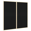 Tablón de anuncios vidaxx negro 80 x 80 x 1,4 cm madera maciza de pino