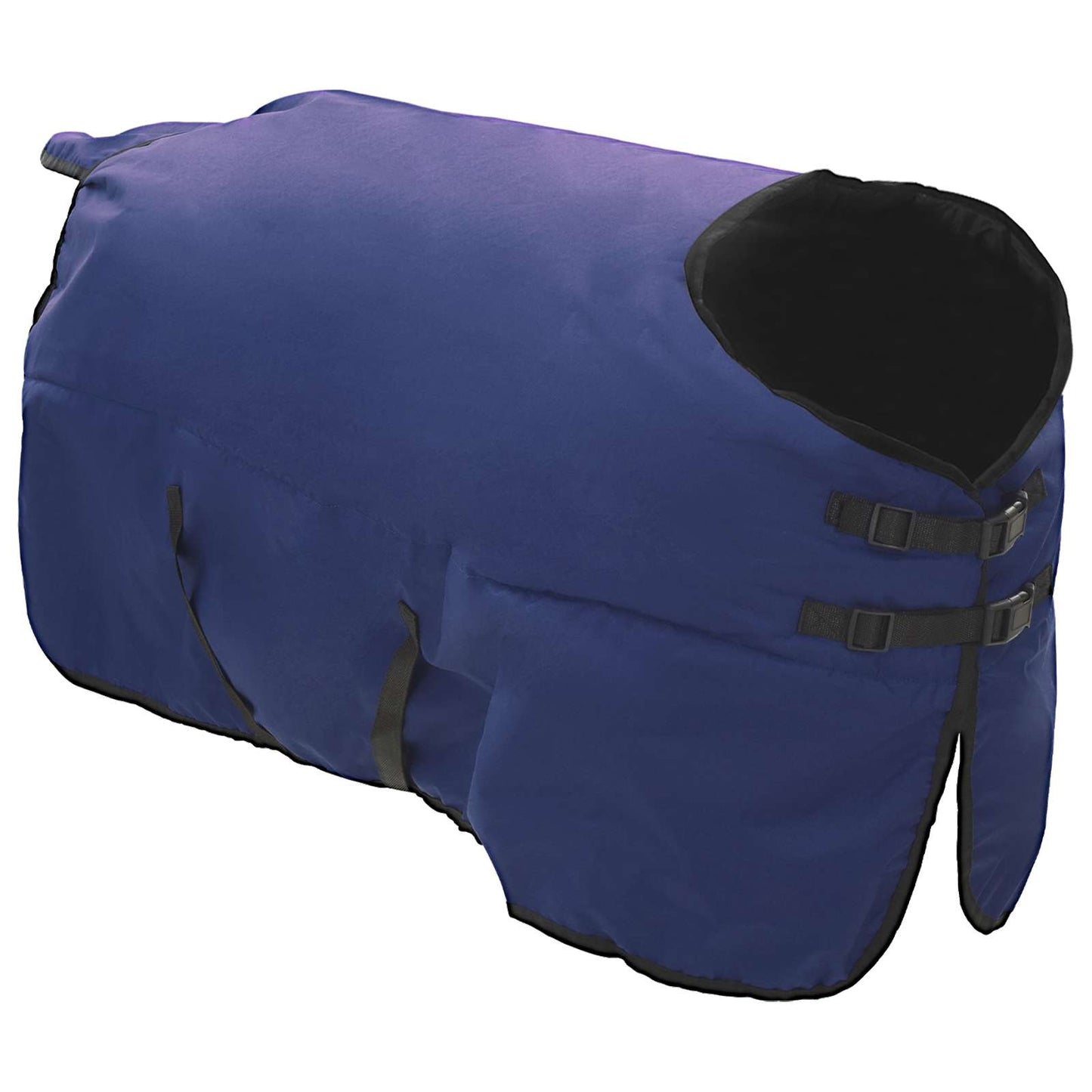 Coperta per cavallo Vidaxx verde scuro e nero 105 cm in poliestere