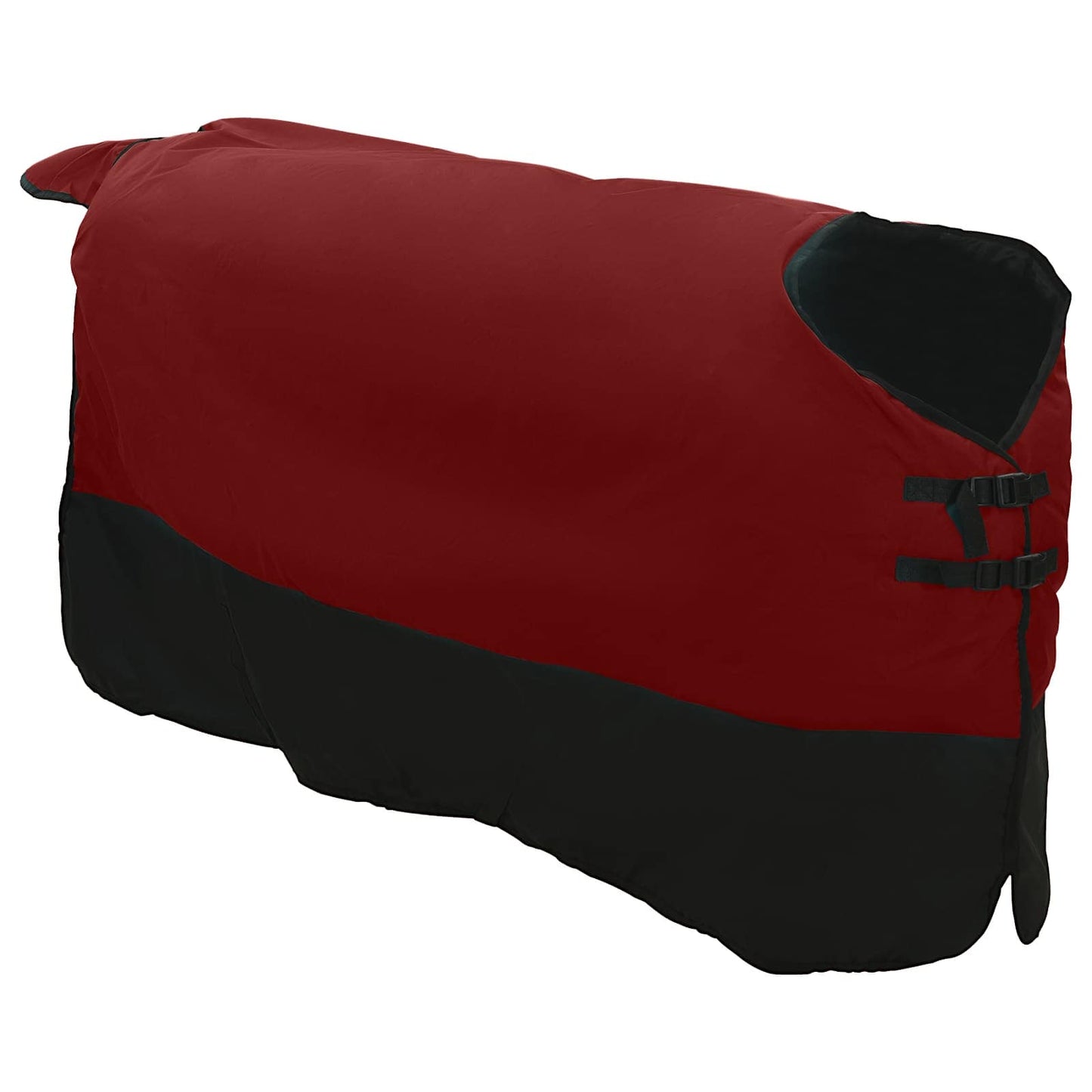 Coperta per cavallo Vidaxx verde scuro e nero 115 cm in poliestere
