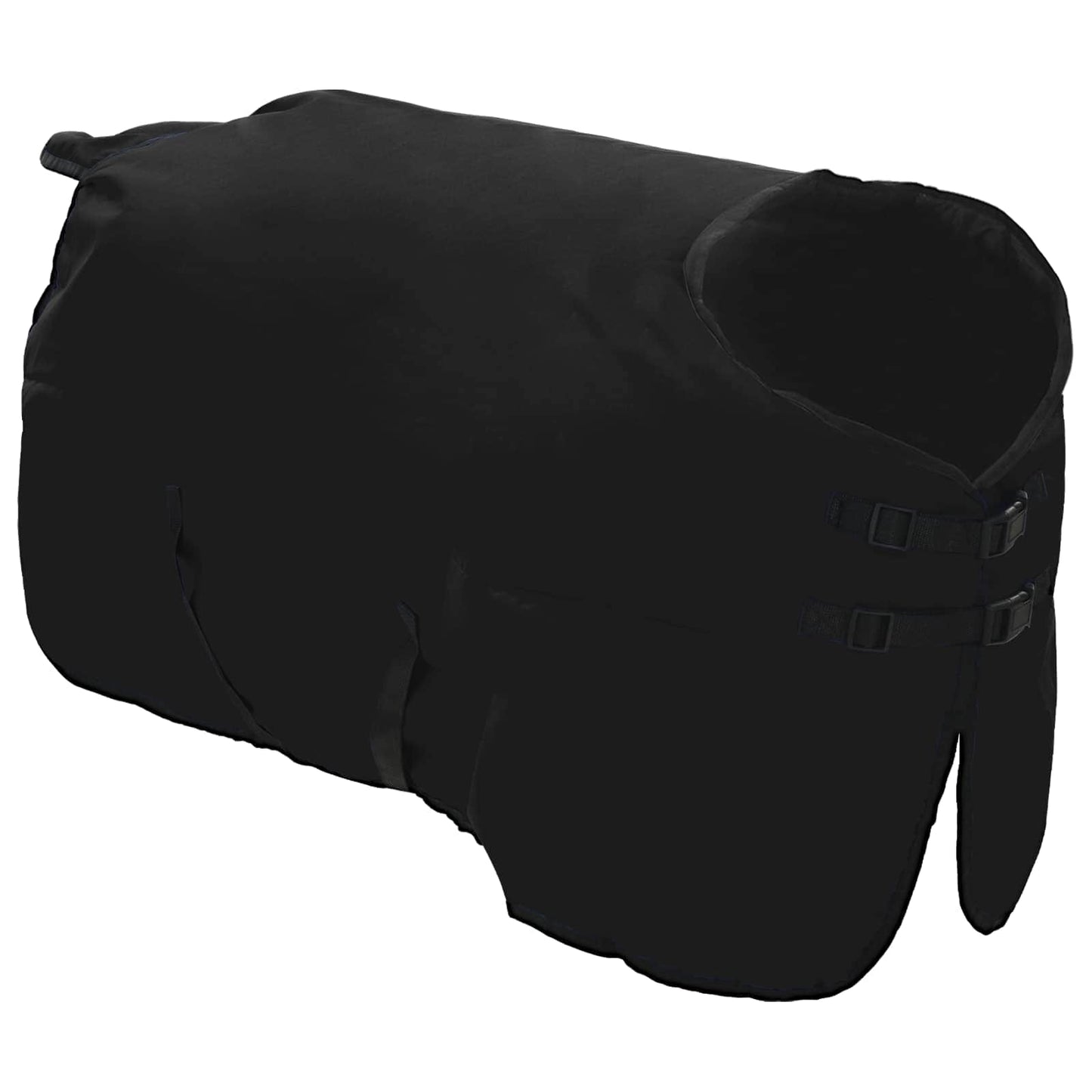 Coperta per cavallo Vidaxx verde scuro e nero 145 cm in poliestere