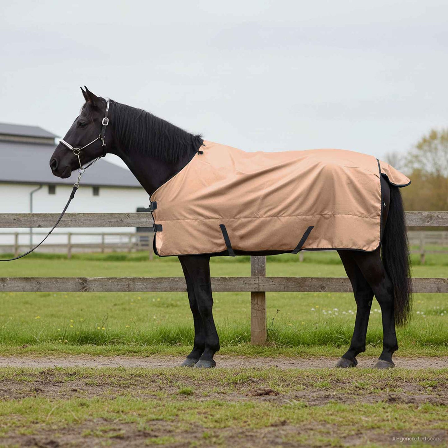 Vidaxx coperta per cavallo cappuccino 105 cm poliestere