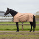 Vidaxl paardendeken cappuccino 105 cm polyester