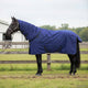 Coperta per cavallo Vidaxx verde scuro e nero 105 cm in poliestere