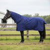 Coperta per cavallo Vidaxx verde scuro e nero 135 cm in poliestere