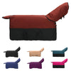 Vidaxx manta para caballos verde oscuro y negro 105 cm poliéster
