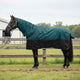 Coperta per cavallo Vidaxx verde scuro e nero 165 cm in poliestere