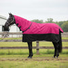 Vidaxl paardendeken roze en zwart 85 cm polyester