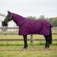 Coperta per cavallo Vidaxx verde scuro e nero 125 cm in poliestere