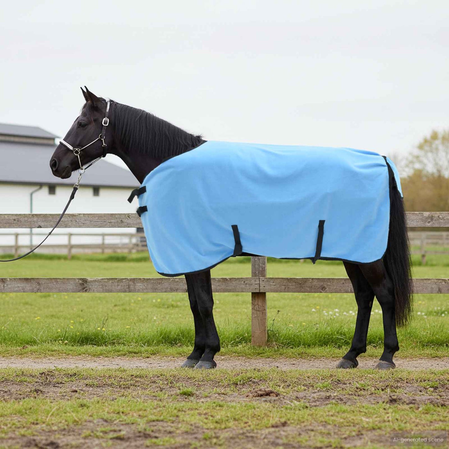 Coperta per cavallo Vidaxxl interamente in poliestere acqua