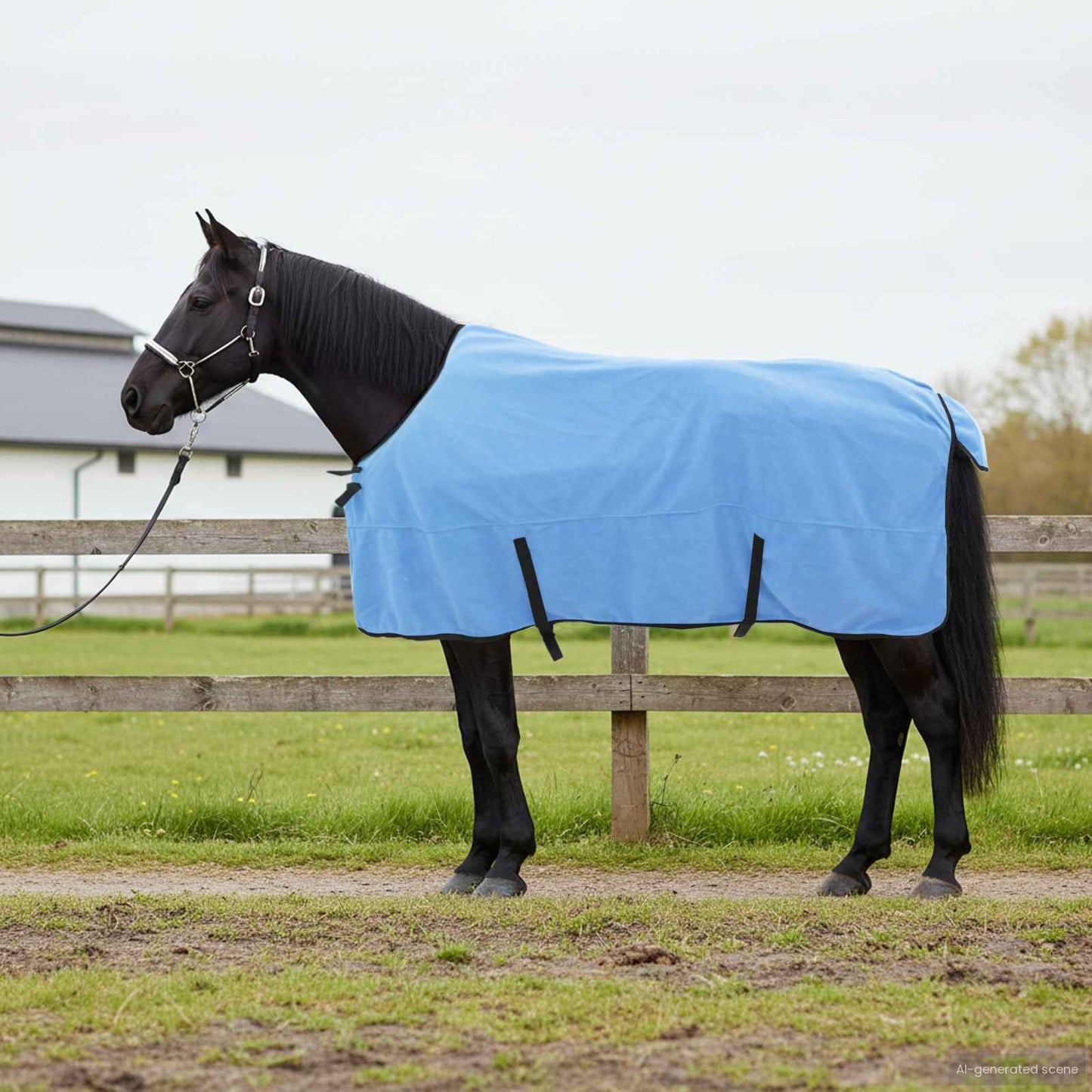 Coperta per cavallo Vidaxxl interamente in poliestere acqua