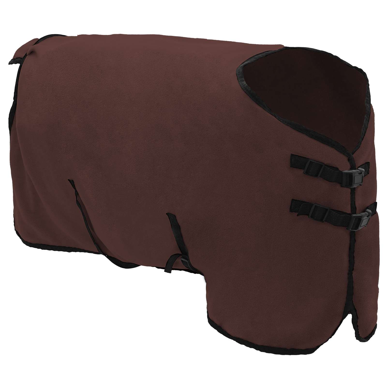 Coperta per cavallo VidaXL completamente in poliestere marrone scuro