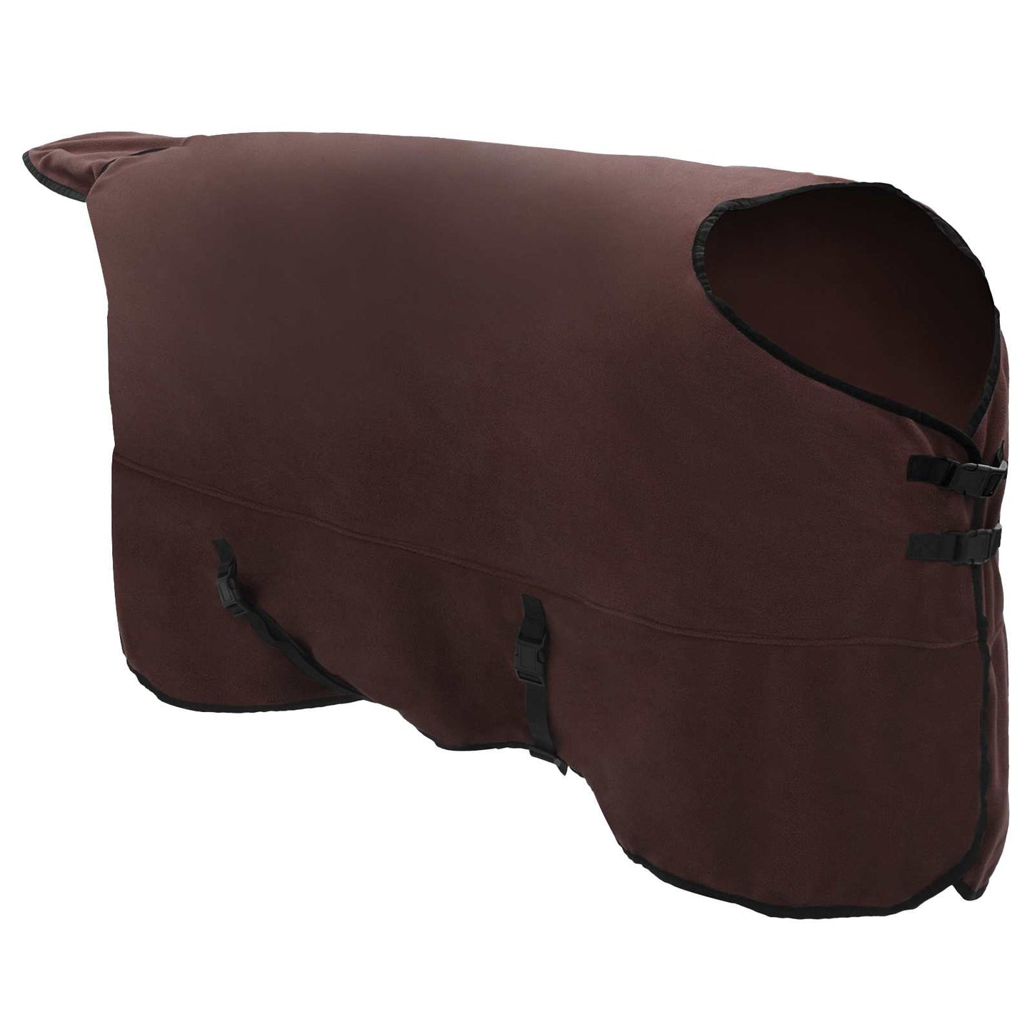Coperta per cavallo VidaXL completamente in poliestere marrone scuro